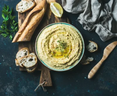 Fava Za'atar Hummus