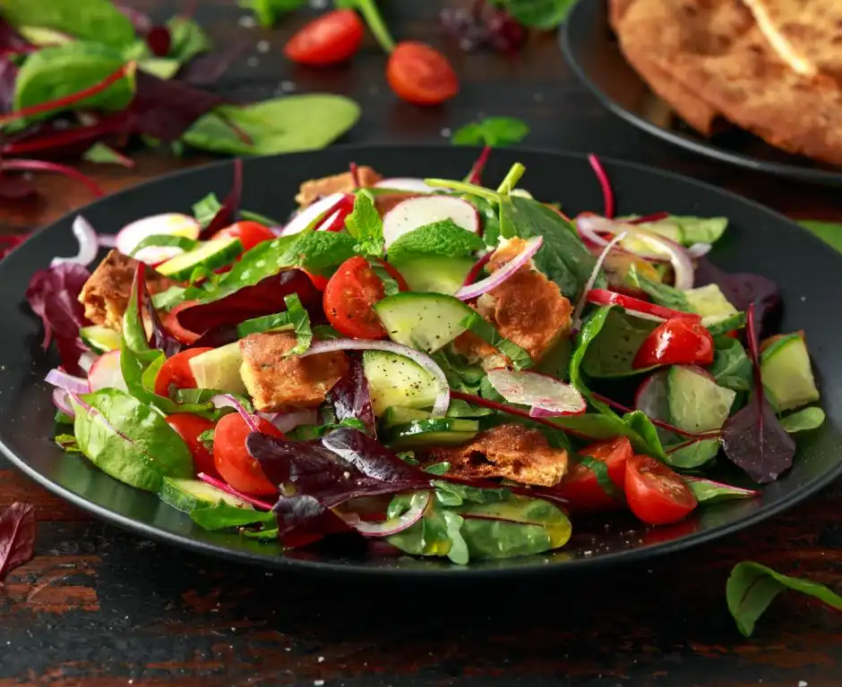 fattoush-ish brea salad