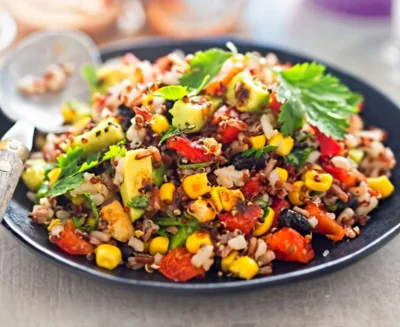 grilled corn and tomato salsa