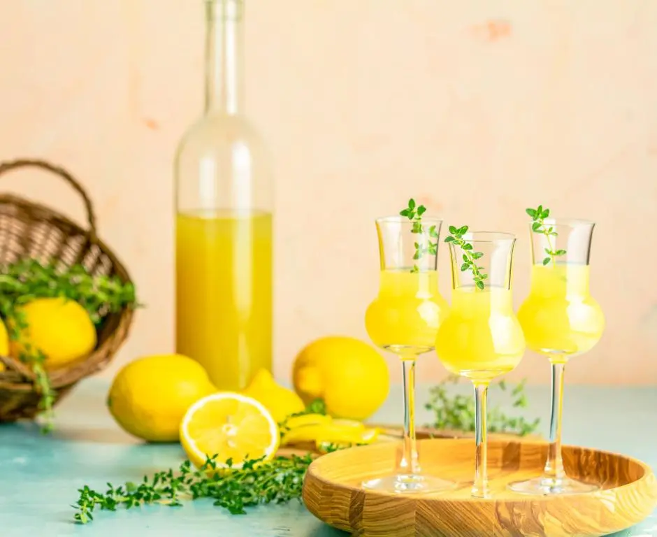 homemade limoncello