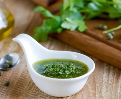 lemon mint salsa verde