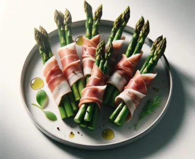 asparagus and prosciutto bundles