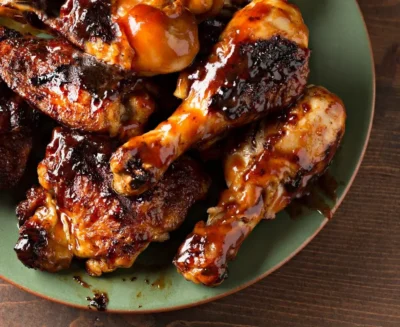 barbecued chicken