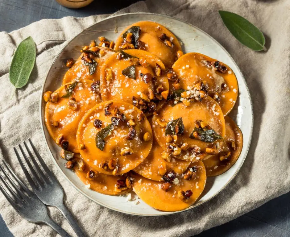 butternut squash ravioli