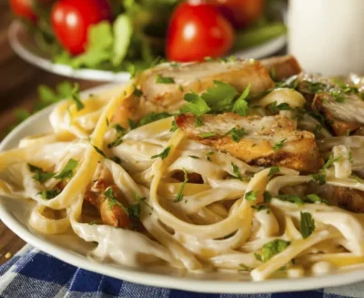 cajun-itallian chicken alfredo