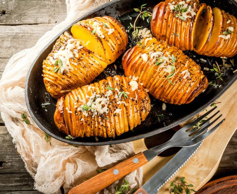 hasselback potatoes