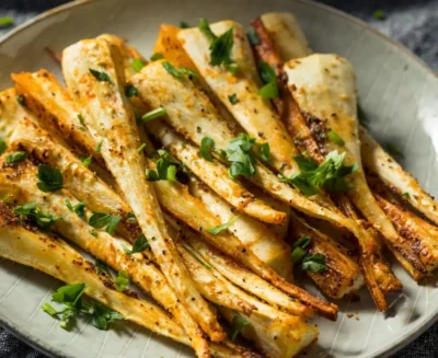 maple roasted parsnips