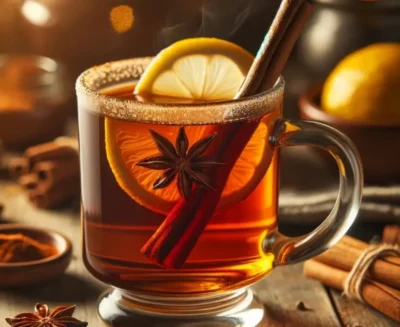 Spiced Rum Hot Toddy