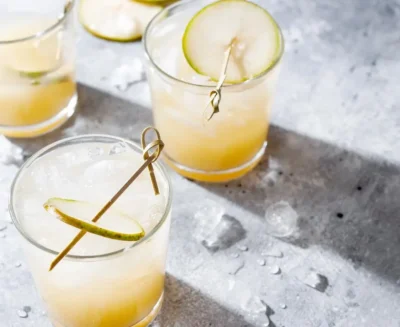 Apple Cider Bourbon Fizz