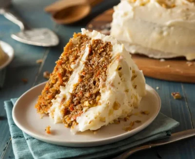 Carrot Cake with Cream Cheese Frosting