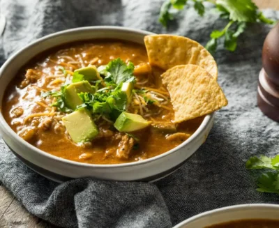 chicken and tortilla soup