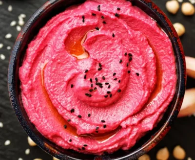 roasted beet and walnut dip