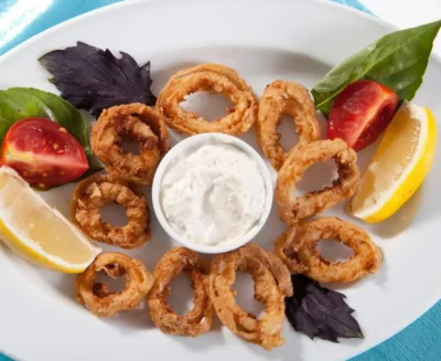 Fried Calamari with Lemon Aioli