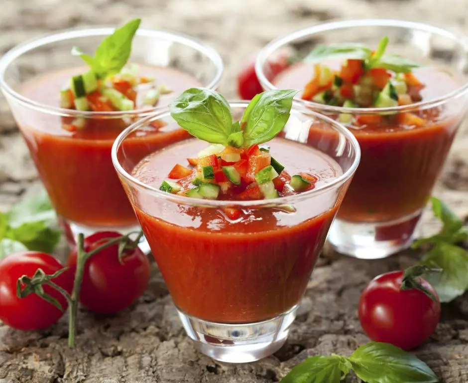 Tomato Gazpacho Shots