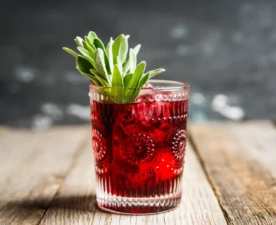 Cherry Bourbon Rickey