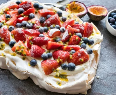 Fresh Berry Pavlova