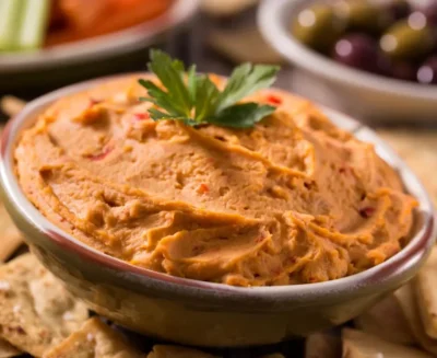 Roasted Red Pepper Hummus