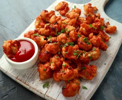 Vegan BBQ Cauliflower Wings