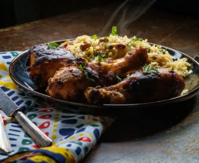 Jerk Chicken Rice and Peas