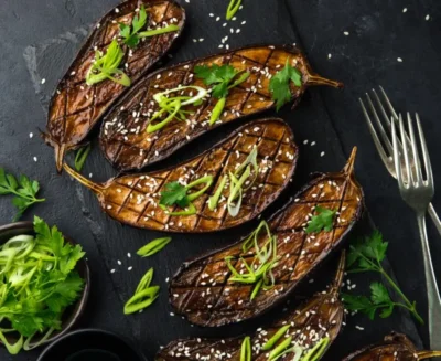 Miso Glazed Eggplant