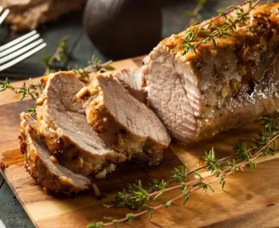 Pork Tenderloin with Apple Cider Glaze