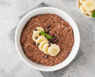 Chocolate Hazelnut Oats Bowl