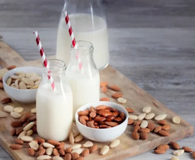 homemade almond milk