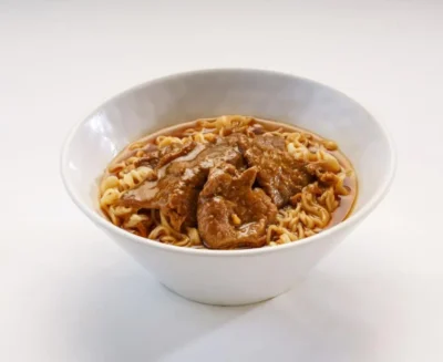 Instant Noodles with Peanut Sauce