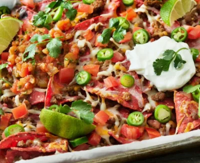 Lazy Sheet Pan Nachos