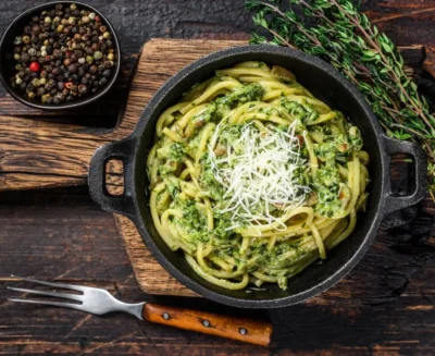 One-Pot Pesto Pasta