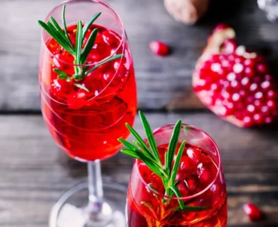 Pomegranate Rosemary Spritz