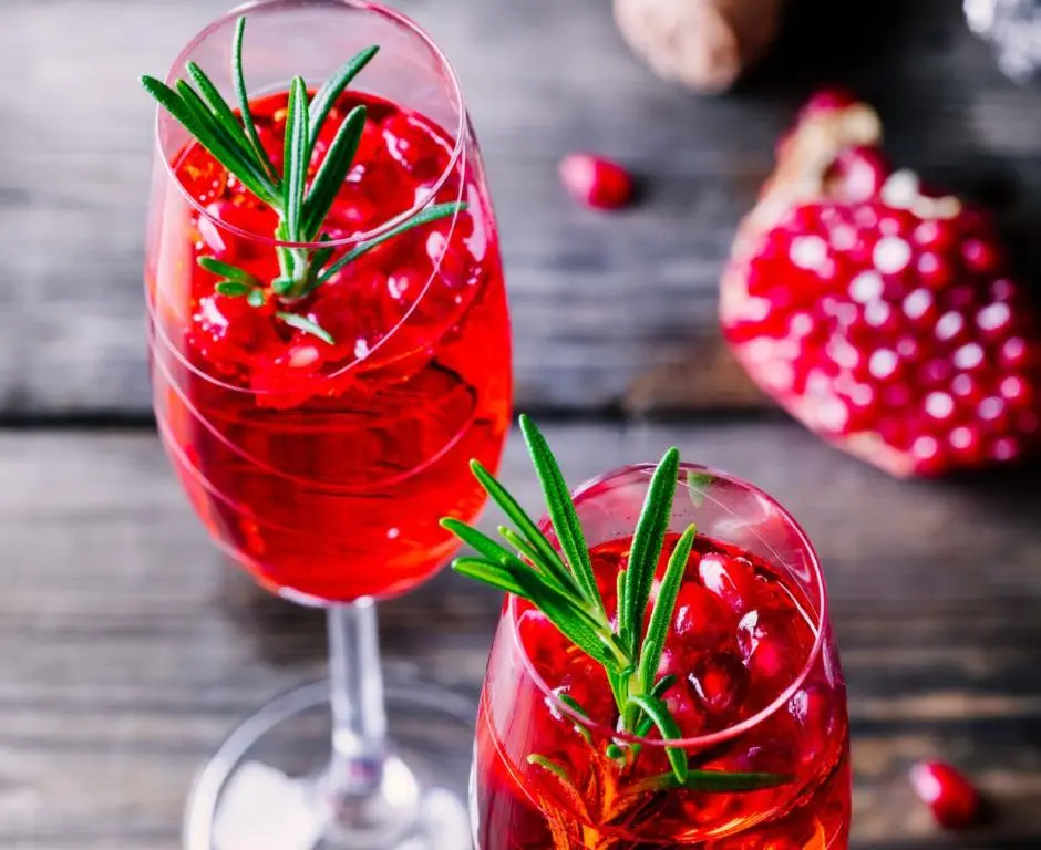 Pomegranate Rosemary Spritz