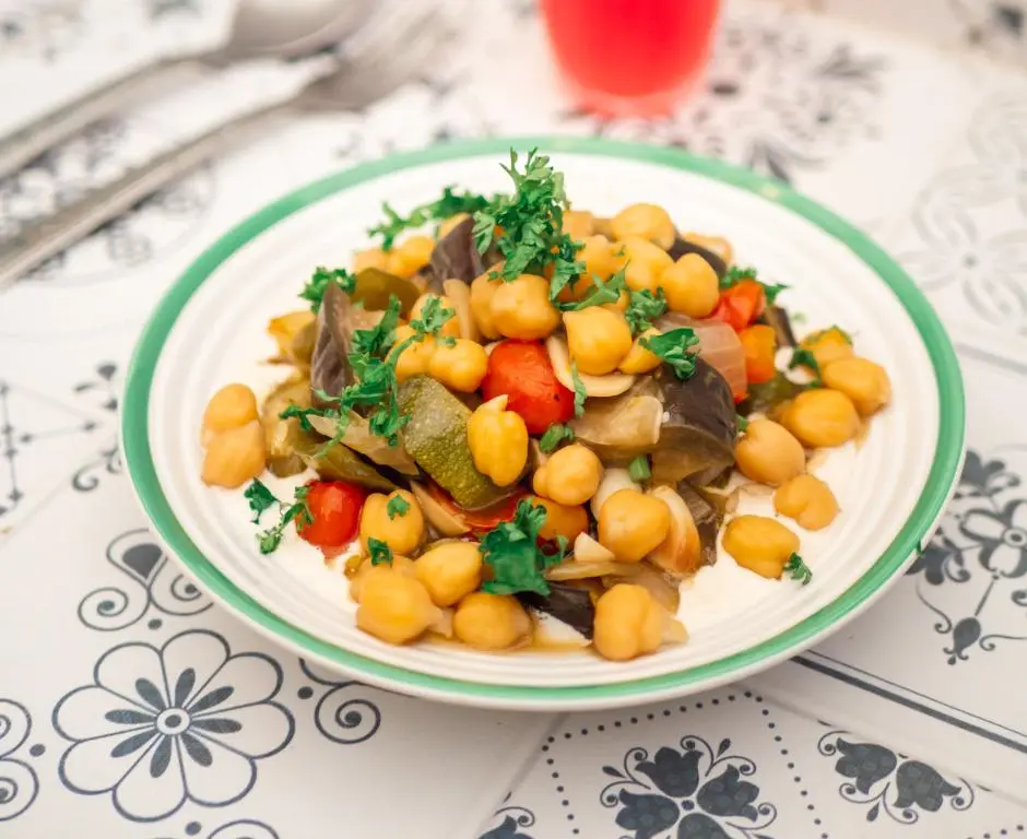 Ratatouille with Chickpeas