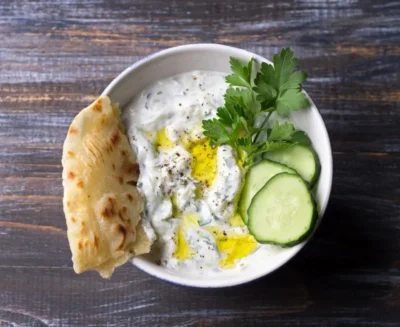 Greek Tzatziki Sauce with Coconut Yogurt