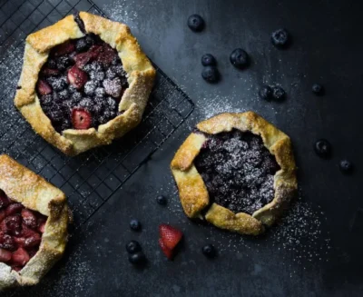 French Galette with Mixed Berries