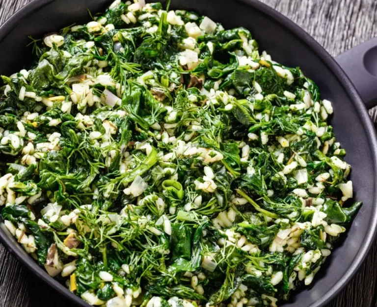 Greek Spanakorizo (Spinach Rice)