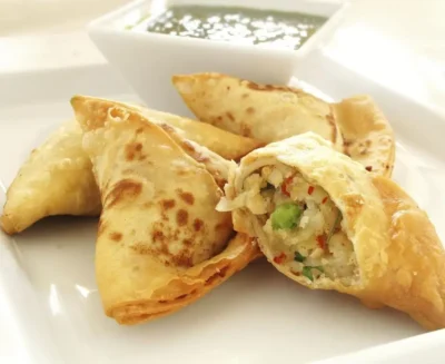 Gluten-Free Indian Samosas with Sweet Potato Filling