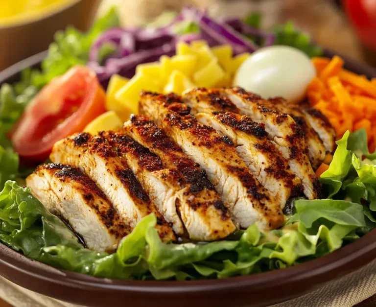 Applebee's Blackened Chicken Salad Light
