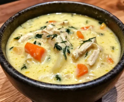 Low-FODMAP Greek Lemon Chicken Soup