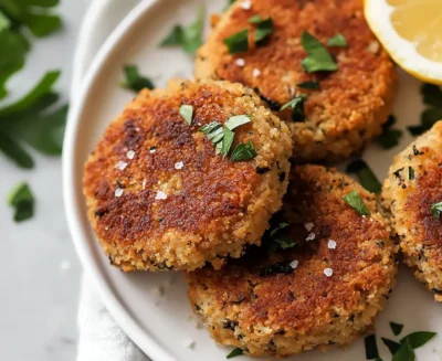 Vegan Crab Cakes with Chickpeas and Seaweed