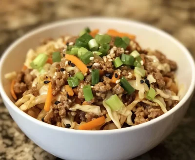 Whole30 Chinese Egg Roll in a Bowl